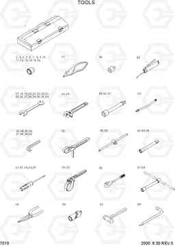 7010 TOOLS HL730-3(-#1000), Hyundai