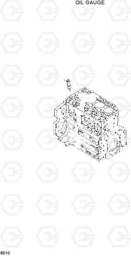 8010 OIL GAUGE HL730-3(-#1000), Hyundai