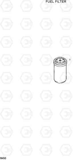 8450 FUEL FILTER HL730-3(-#1000), Hyundai