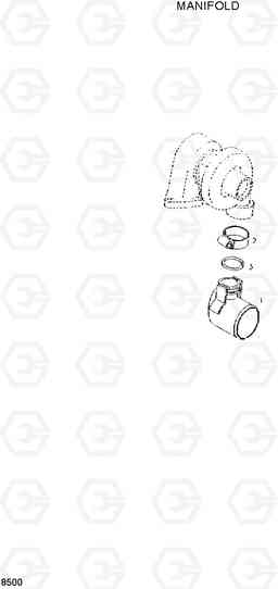 8500 MANIFOLD HL730-3(-#1000), Hyundai