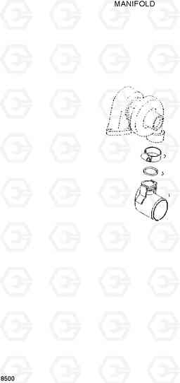 8500 MANIFOLD HL730-3(-#1000), Hyundai