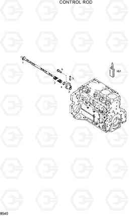 8540 CONTROL ROD HL730-3(-#1000), Hyundai