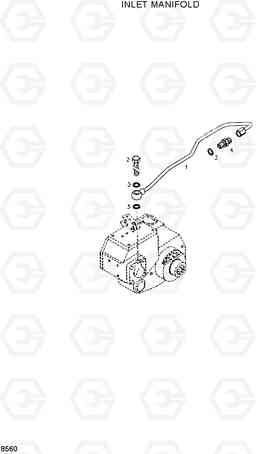 8560 INLET MANIFOLD HL730-3(-#1000), Hyundai