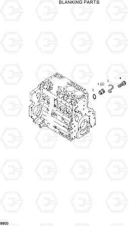 8800 BLANKING PARTS HL730-3(-#1000), Hyundai