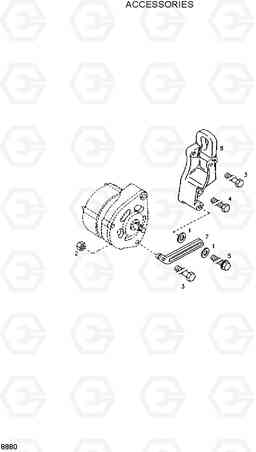 8880 ACCESSORIES HL730-3(-#1000), Hyundai