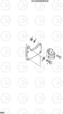 8900 ACCESSORIES HL730-3(-#1000), Hyundai