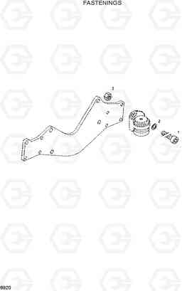 8920 FASTENINGS HL730-3(-#1000), Hyundai