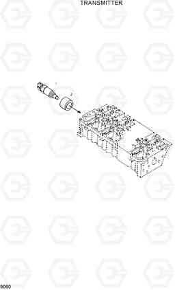 9060 TRANSMITTER HL730-3(-#1000), Hyundai