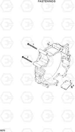 9070 FASTENINGS HL730-3(-#1000), Hyundai