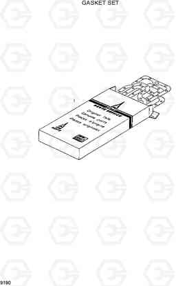 9190 GASKET SET HL730-3(-#1000), Hyundai