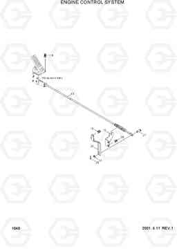 1040 ENGINE CONTROL SYSTEM HL730-3(#1001-), Hyundai