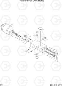 2130 PILOT SUPPLY UNIT(-#1017) HL730-3(#1001-), Hyundai