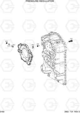 3150 PRESSURE REGULATOR HL730-3(#1001-), Hyundai