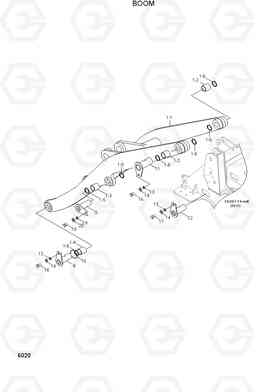 6020 BOOM HL730-3(#1001-), Hyundai