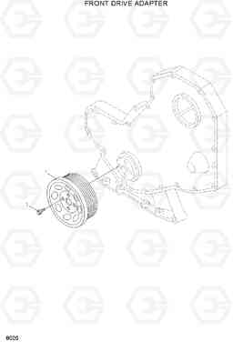 8020 FRONT DRIVE ADAPTER HL730-3(#1001-), Hyundai