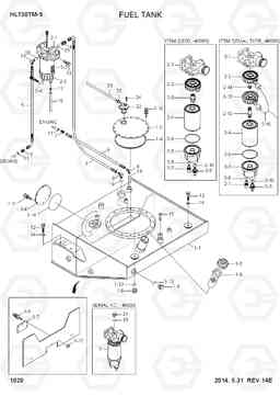 1020 FUEL TANK HL730TM-9, Hyundai