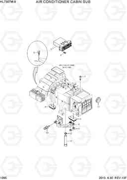 1095 AIRCONDITIONER CABIN SUB HL730TM-9, Hyundai