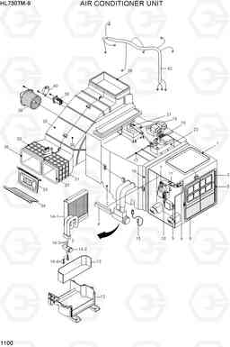 1100 AIR CONDITIONER UNIT HL730TM-9, Hyundai