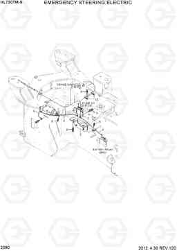 2090 EMERGENCY STEERING ELECTRIC HL730TM-9, Hyundai