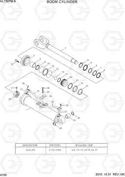 4150 BOOM CYLINDER HL730TM-9, Hyundai