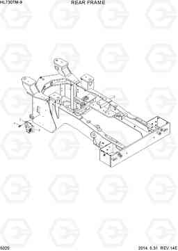 5020 REAR FRAME HL730TM-9, Hyundai