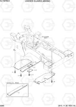 5060 UNDER GUARD(-#0084) HL730TM-9, Hyundai
