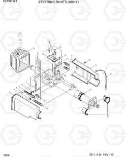 5200 STEERING SHAFT(-#0014) HL730TM-9, Hyundai