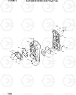 6090 GEARBOX HOUSING GROUP(1/2) HL730TM-9, Hyundai