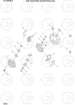 9010 AIR HEATER STARTING AID HL730TM-9, Hyundai