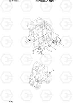 9090 REAR GEAR TRAIN HL730TM-9, Hyundai