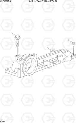 9280 AIR INTAKE MANIFOLD HL730TM-9, Hyundai