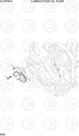 9350 LUBERICATION OIL PUMP HL730TM-9, Hyundai