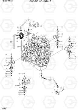 1010 ENGINE MOUNTING HL730TM-9A, Hyundai