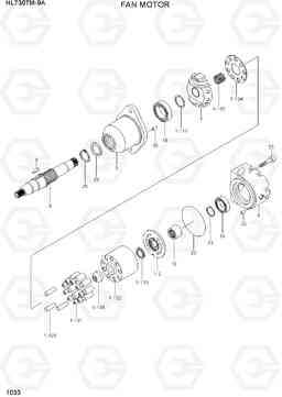 1033 FAN MOTOR HL730TM-9A, Hyundai