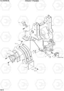 5010 FRONT FRAME HL730TM-9A, Hyundai