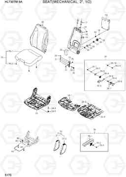 5170 SEAT(MECHANICAL, 2 HL730TM-9A, Hyundai