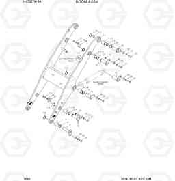 7030 BOOM ASSY HL730TM-9A, Hyundai