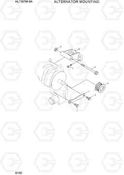 9150 ALTERNATOR MOUNTING HL730TM-9A, Hyundai