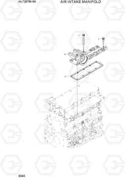 9340 AIR INTAKE MANIFOLD HL730TM-9A, Hyundai