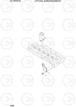 9360 LIFTING ARRANGEMENT HL730TM-9A, Hyundai