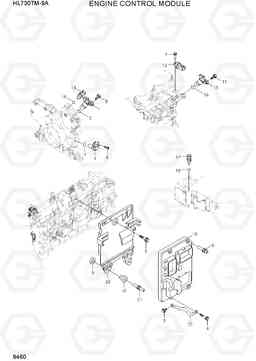 9460 ENGINE CONTROL MODULE HL730TM-9A, Hyundai