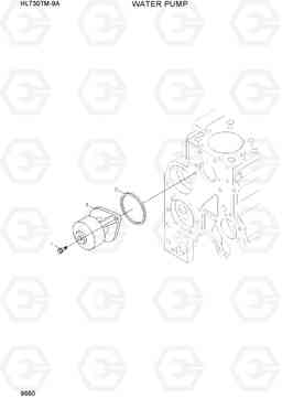 9660 WATER PUMP HL730TM-9A, Hyundai