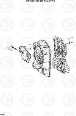 3150 PRESSURE REGULATOR HL730TM-3(-#1000), Hyundai