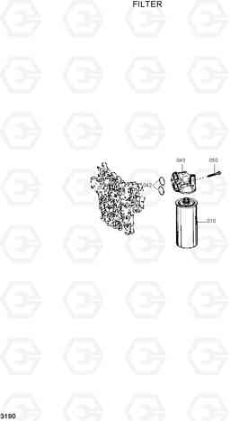 3190 FILTER HL730TM-3(-#1000), Hyundai