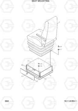 5060 SEAT MOUNTING HL730TM-3(-#1000), Hyundai