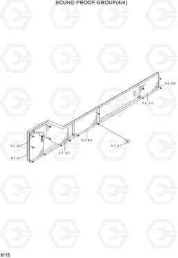 5115 SOUND PROOF GROUP(4/4) HL730TM-3(-#1000), Hyundai