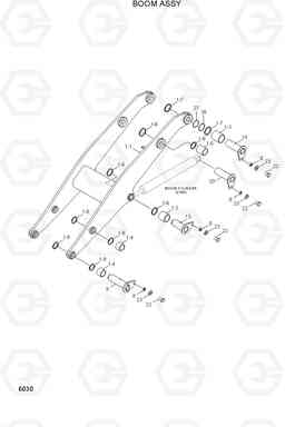 6030 BOOM ASSY HL730TM-3(-#1000), Hyundai