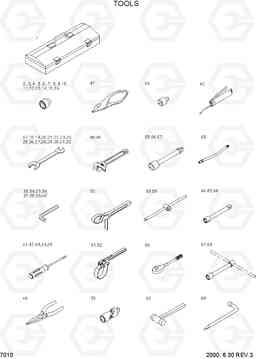 7010 TOOLS HL730TM-3(-#1000), Hyundai