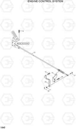 1040 ENGINE CONTROL SYSTEM HL730TM-3(#1001-), Hyundai