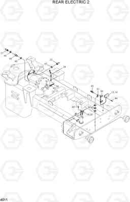 4011 REAR ELECTRIC 2 HL730TM-3(#1001-), Hyundai